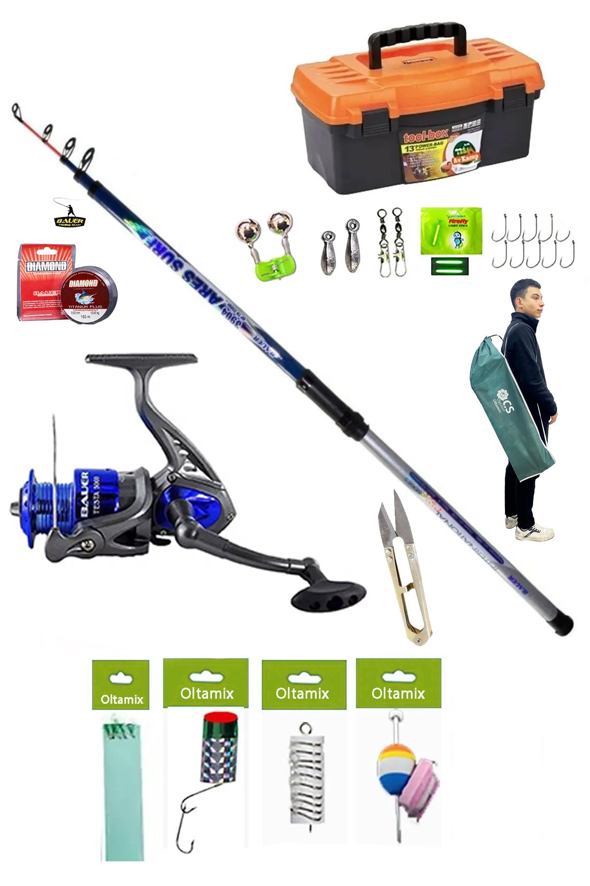 Profosyonel Surf Takımı Tam Takım Ares 420 Testa 6000 Makina