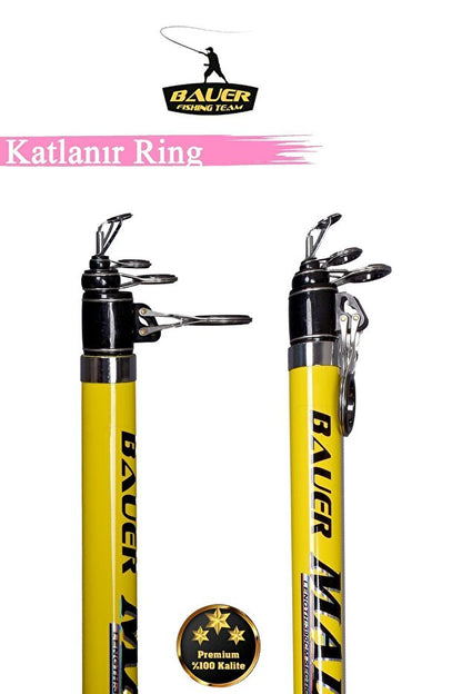 Bauer Malibu 420 Cm 100-200 Gr Karbon Surf Olta Kamışı