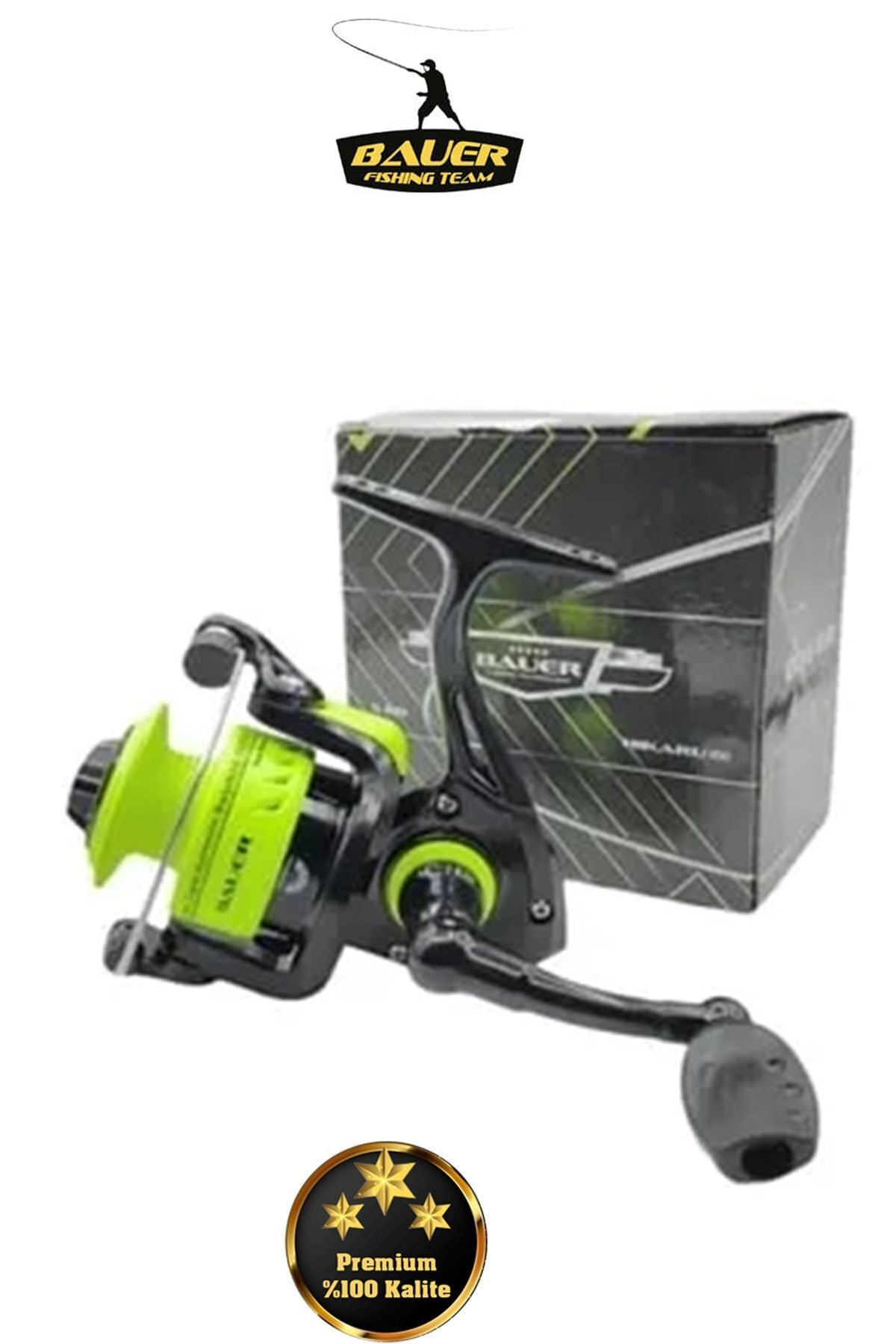 BAUER Hıkaru 200 Lrf & Spin Olta Makinesi 5 Bilye 3