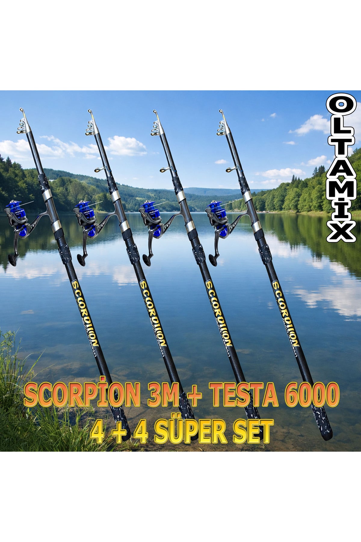 SCORPİON 3M & TESTA 6000 4+4 SÜPER SET 1