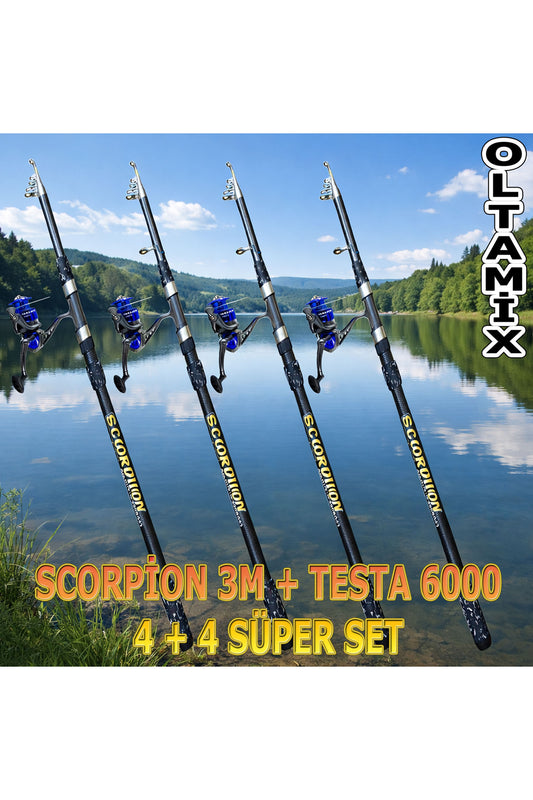 SCORPİON 3M & TESTA 6000 4+4 SÜPER SET 1