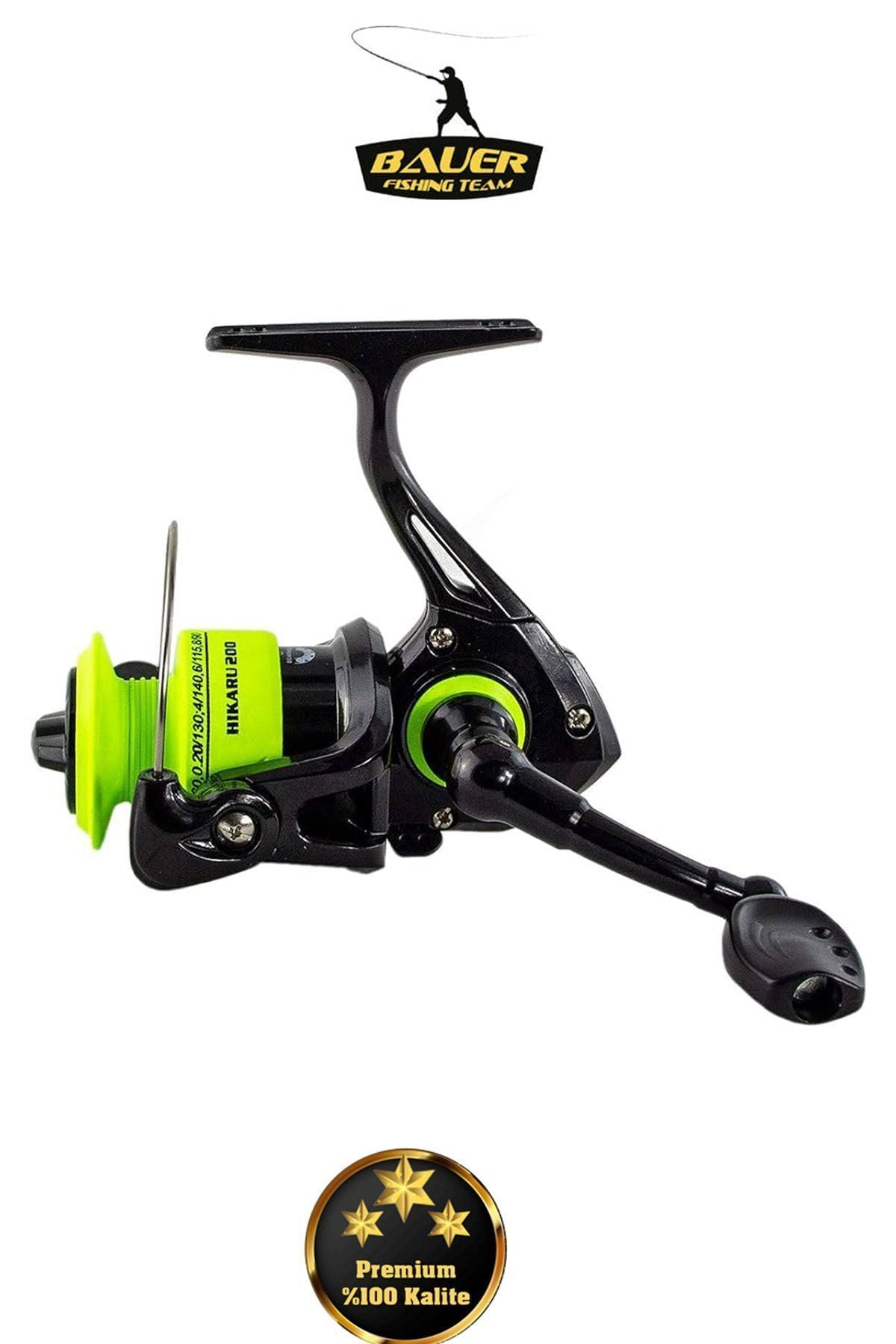 BAUER Hıkaru 200 Lrf & Spin Olta Makinesi 5 Bilye 4