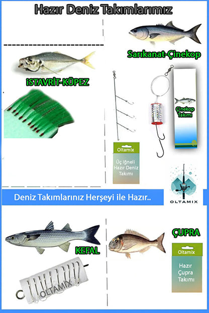 Profesyonel Tekne Deniz Olta Seti-olta Takımı 6000'lik Makina
