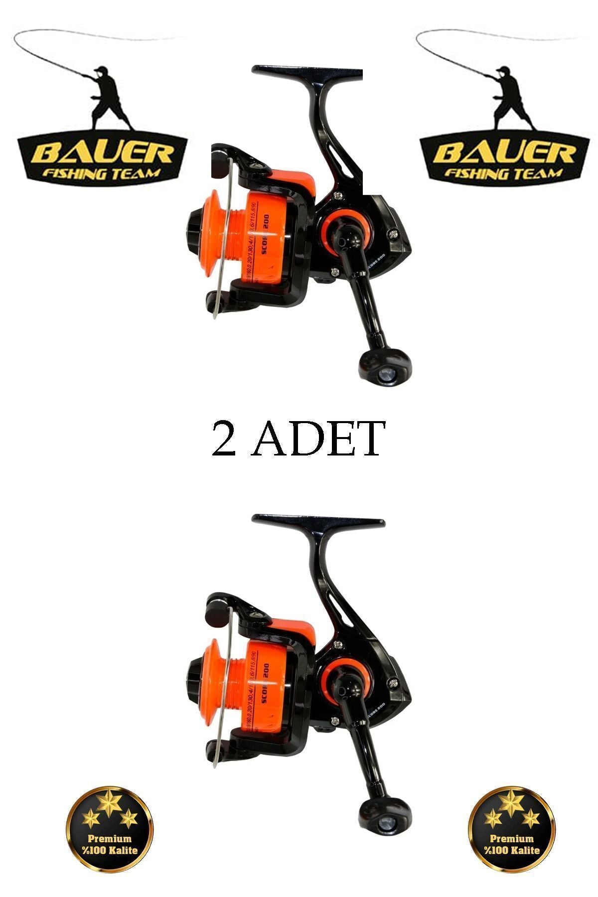 BAUER 2 Adet Score 200 5bb Spin Ve Lrf Olta Makinesi 1