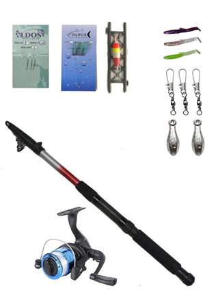 180 Cm Kamış Makina Olta Seti, Tam Takım, Çocuk Olta Seti Hobi Kıyı Set