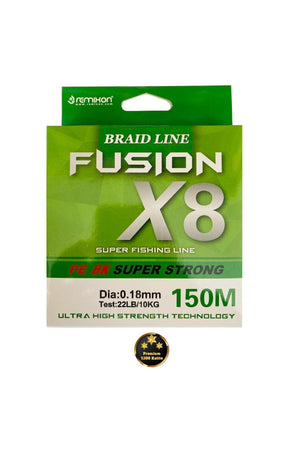 Remixon Fusion 150m X8 Green Ip Misina 0.18