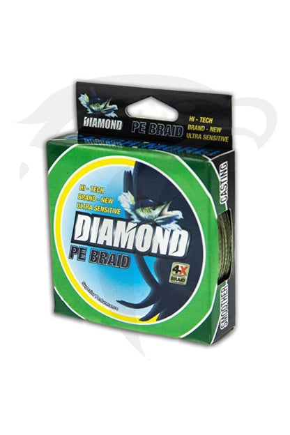 Diamon Pe Braid 4x Örgü Ip Misina 100mt Yeşil (0.30mm)