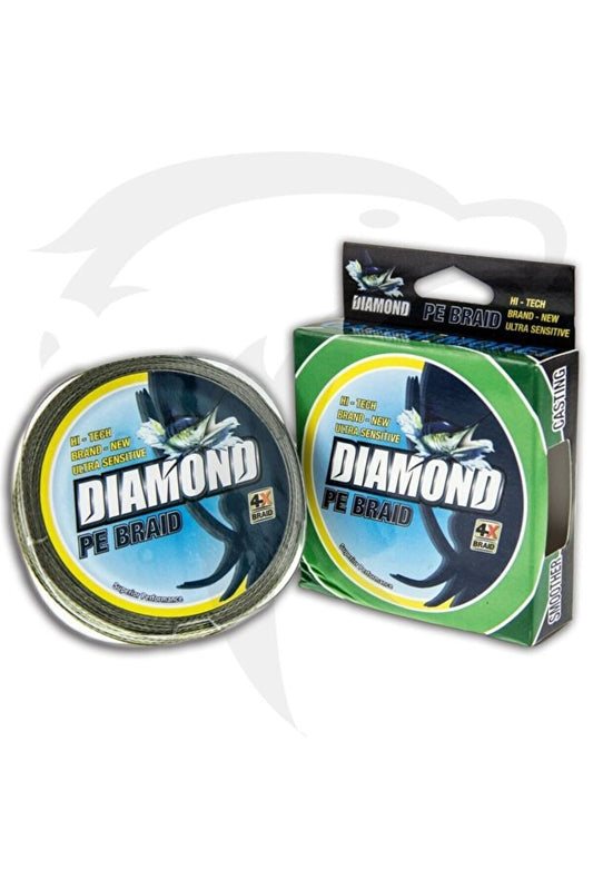 Diamon Pe Braid 4x Örgü Ip Misina 100mt Yeşil (0.30mm)