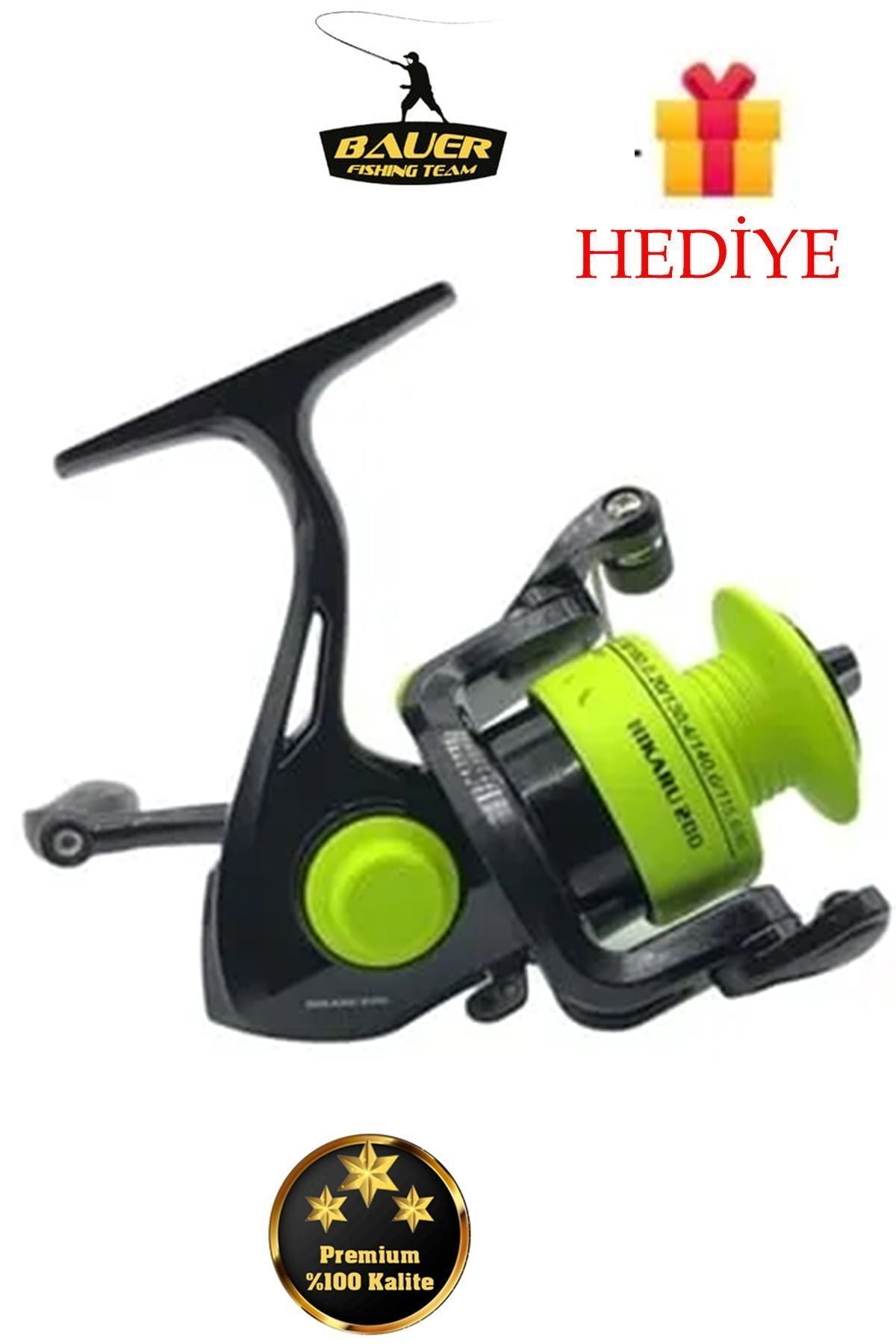 BAUER Hıkaru 200 Lrf & Spin Olta Makinesi 5 Bilye 1